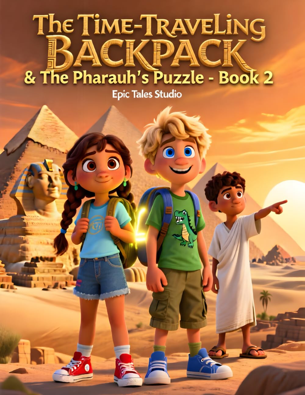 The Time-Traveling Backpack & The Pharaoh’s Puzzle - Book 2: An Ancient Egypt Time-Travel Adventure