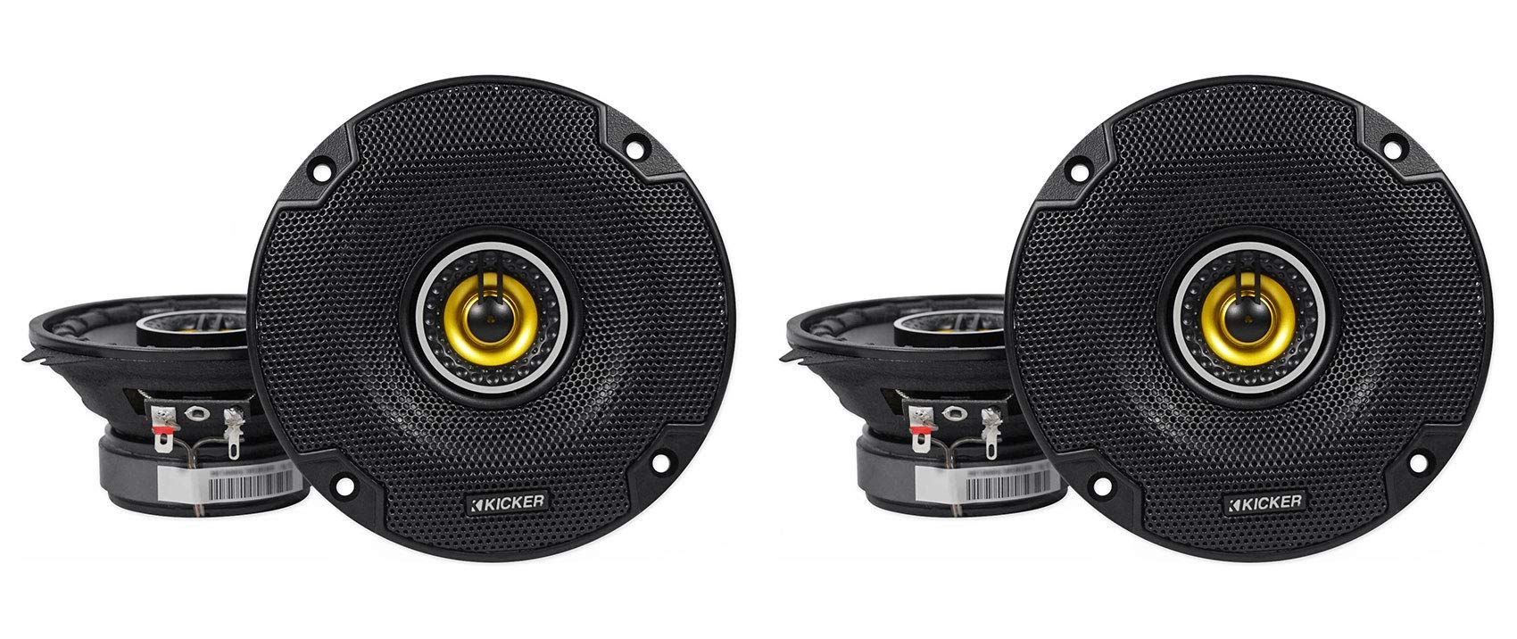 Amazon.co.jp: KICKER (4) 46CSC44 4インチ 300ワット 4オーム 2ウェイ