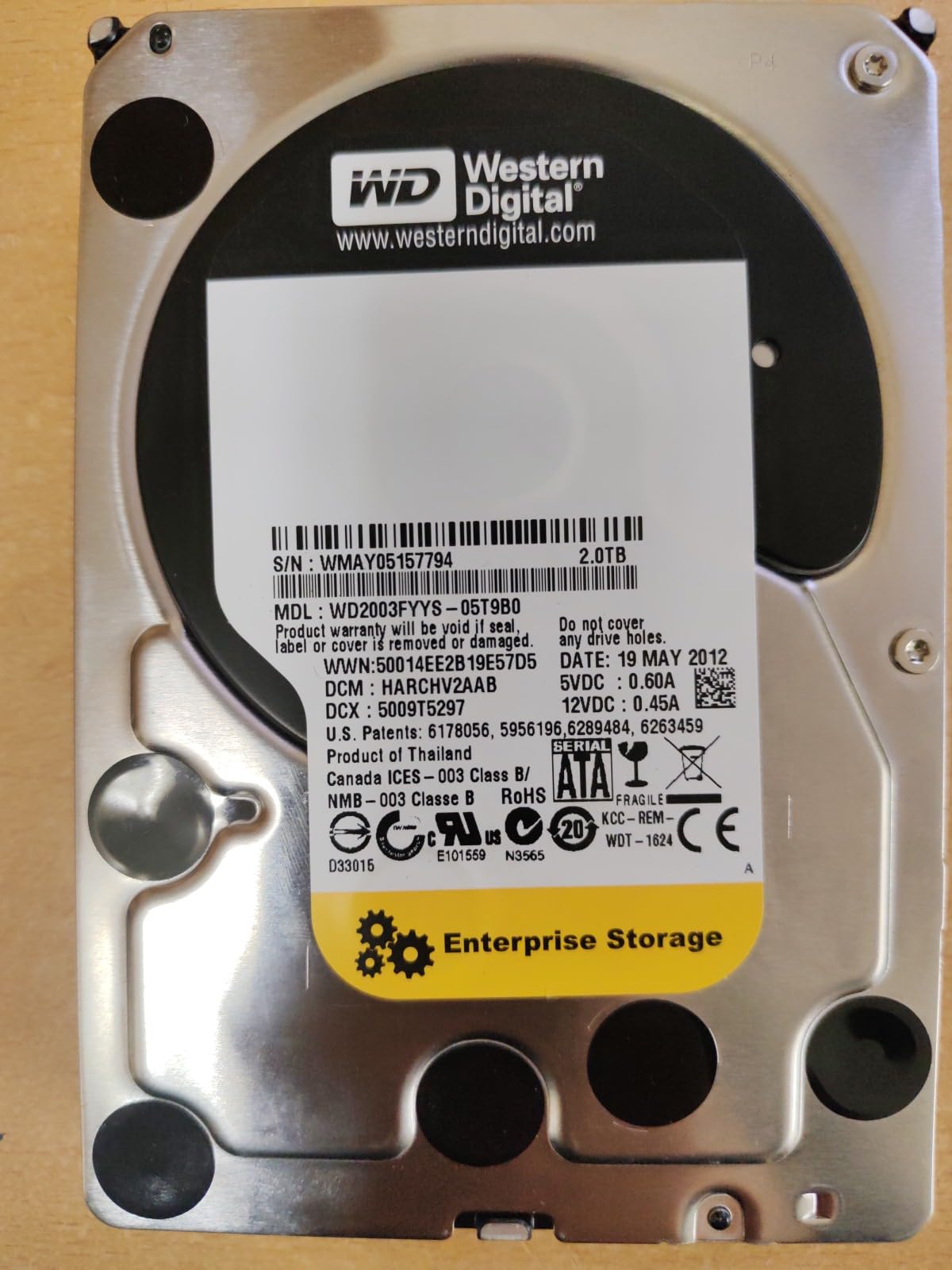 disco rigido wd 2 tb sata 3gb/s