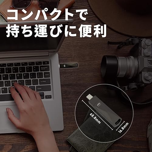 Miniatura 5 de LinkMore NR P50 SSD externo de 1 TB - Unidad portátil tipo C y USB-A, USB 3.2 5Gbps, lectura de 560 MBs, escritura de 500 MBs, escritura sostenida