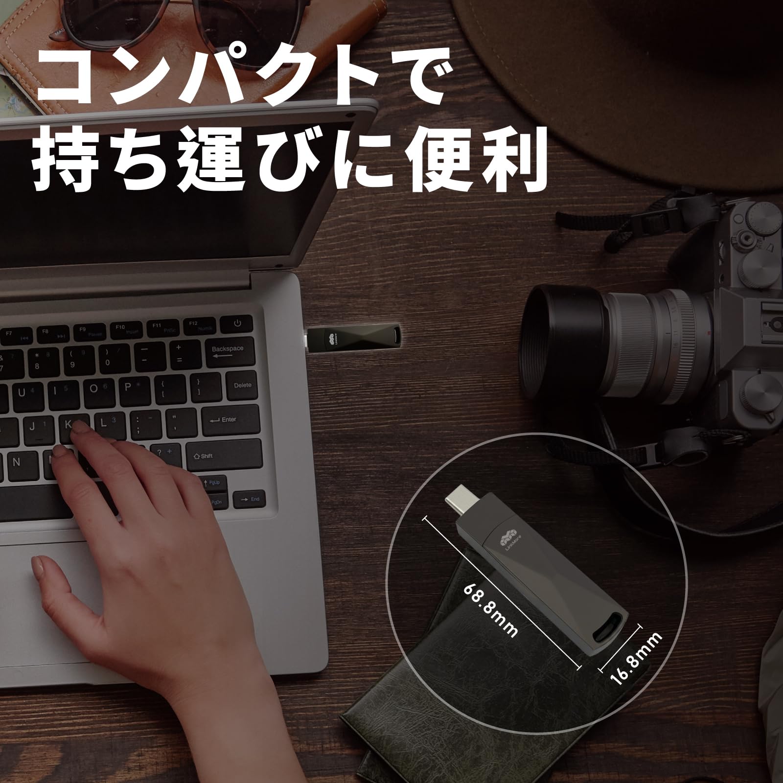 Amazon.co.jp: LinkMore 1TB ポータブルSSD USB-A/Type-C 両対応 360度