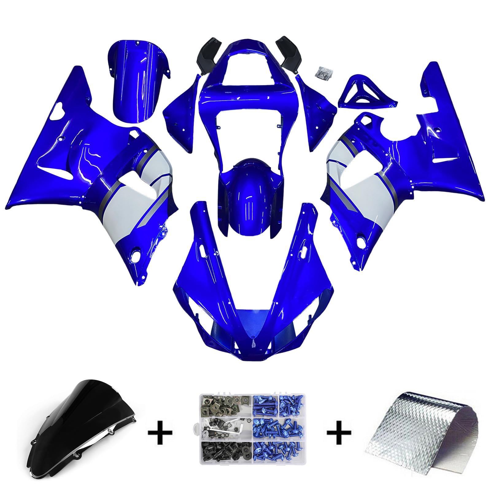 Amazon | Viprh YZF R1カウル 適用ヤマハ YZF R1 1998-1999 カウル