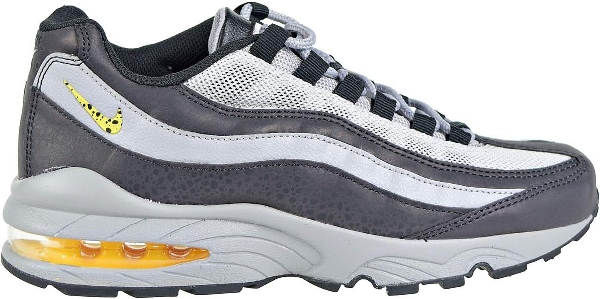Nike Air Max 95 Boys Shoes, Off Noir/Dynamic Yellow, 5.5 Big Kid