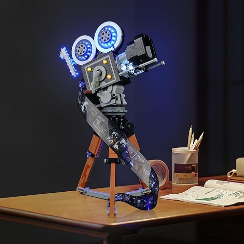 Kit de luz LED para Lego Disney Walt Disney Tribute Camera 43230, juego de construcción, versión de control óptico, kit de iluminación para Lego