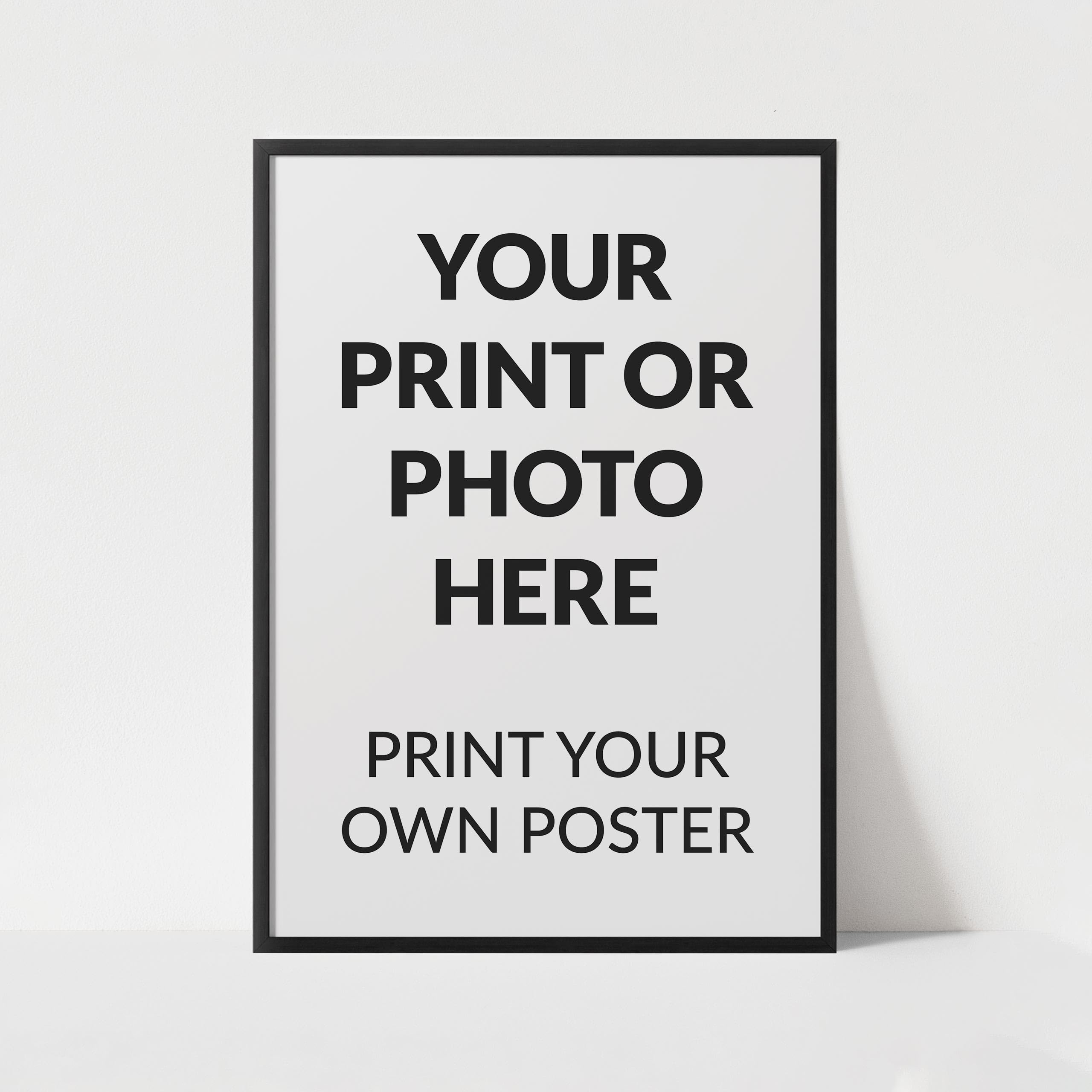 Personalised Poster Print, Custom Art Print Size A2-42x59.4cm / 16.5x23.4in Custom Printing Service, Unframed Wall Art Poster