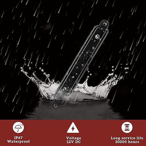 Miniatura 5 de Tercera luz de freno LED para Armada 04-15, luz de freno central negra ahumada KEWISAUTO para Nissan Armada 2005-2015Nissan Pathfinder Armada