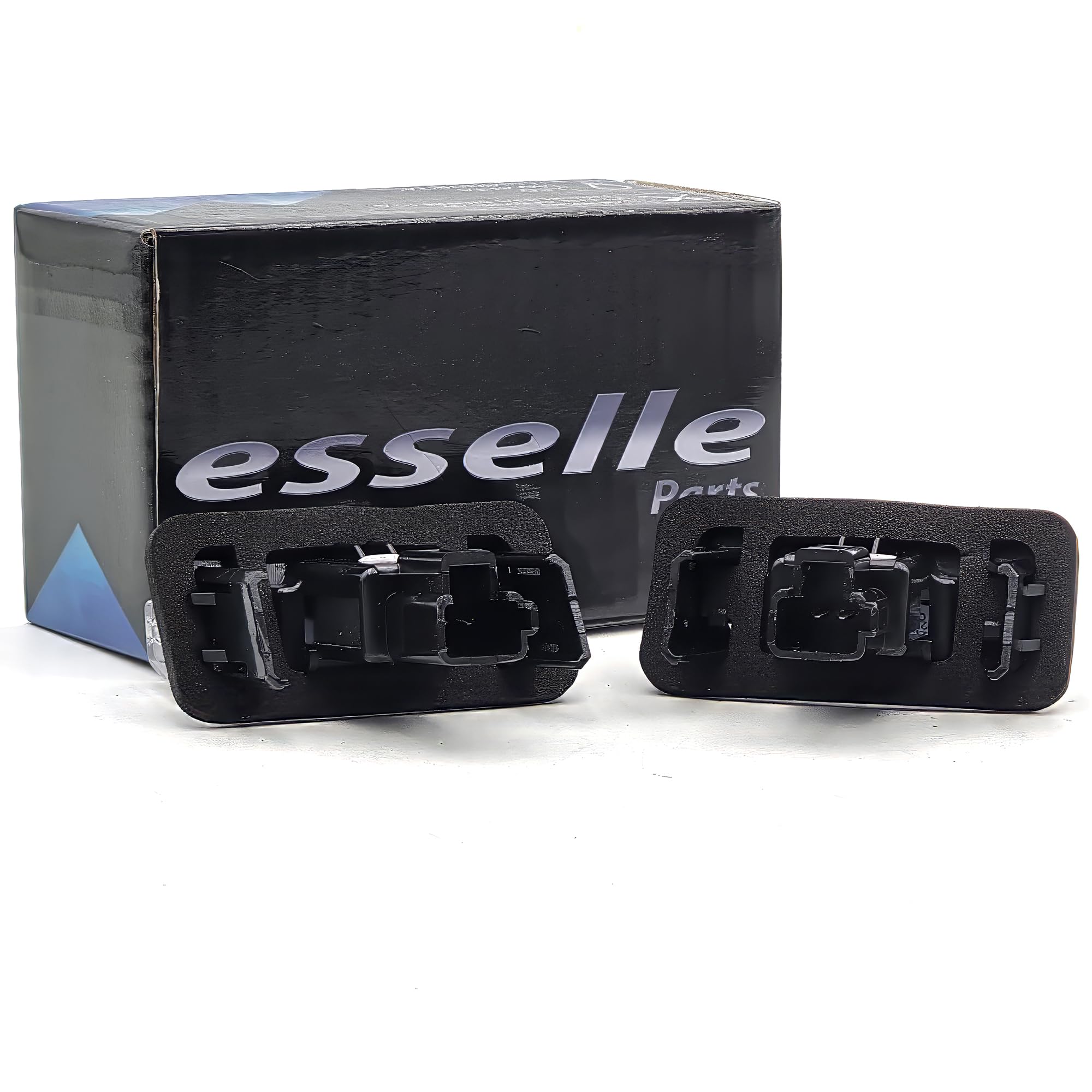 Placchette Luci Targa LED Compatibili con Toyota Auris MK2, Avensis 3, C-HR MK2, Verso S, Yaris 4, Cross, 18 SMD CANBUS 6000K Bianco Ghiaccio Plug & Play Nessun Errore