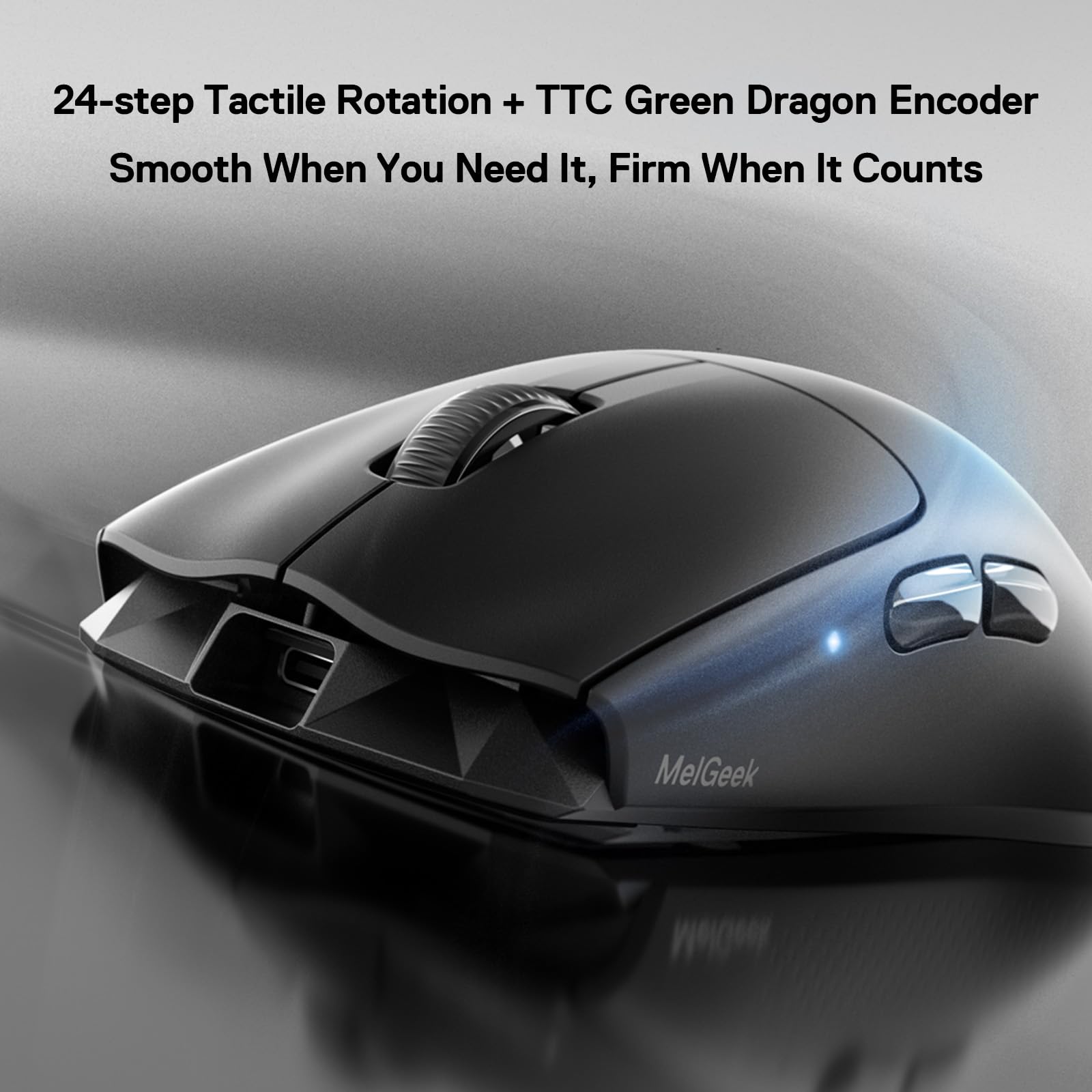 MelGeek Horus マウス 本体 MelGeek Horus Mouse leve, mouse para jogos sem fio, 49 g, sondagem