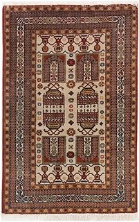 Pakistan Buchara 2ply 80x125 Handgeknüpft Orientteppich Teppich Wolle Pakistan