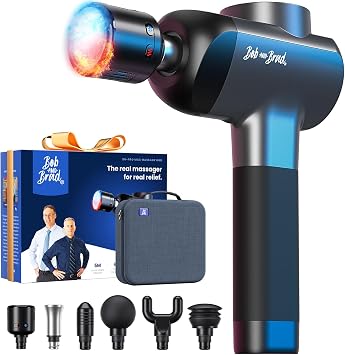 BOB AND BRAD X6 Pro Max Massage Gun with Heat and Cold, FSA Eligible HSA