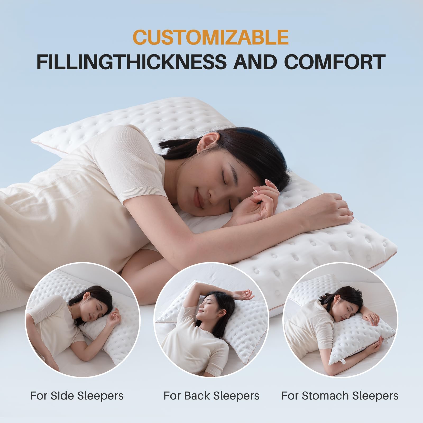 Amazon｜横向き寝枕 圧縮可能な低反発素材 クイックトリップ