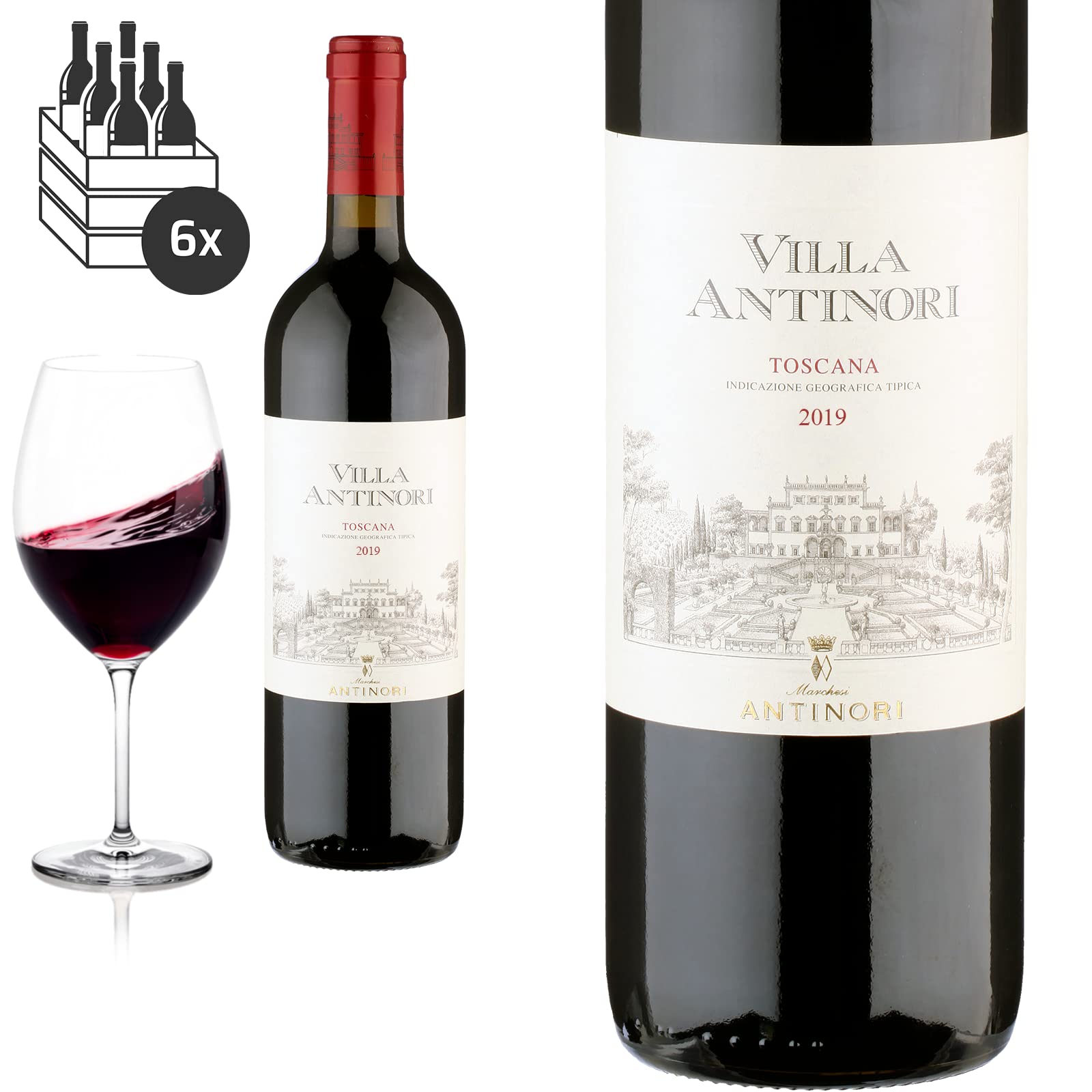 Antinori Villa Antinori Rosso Toscana IGT 2023 (6 x 0,75 l)