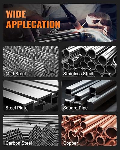 Miniatura 6 de HITBOX Soldador TIG 200A, soldador TIG 2 en 1 HF TIGStick, máquina de soldadura TIG de doble voltaje de 110 V220 V, soldador con inversor digital