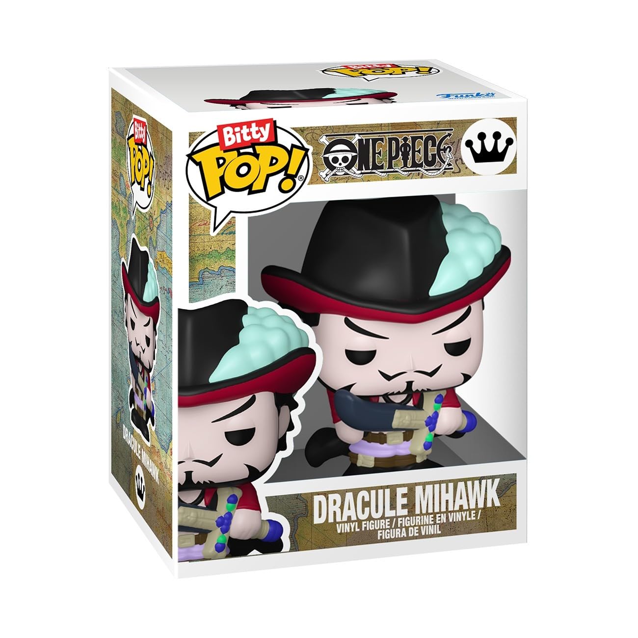 Funko Bitty Pop! One Piece - Sanji 4 szt. I tajemnicza mini figurka-niespodzianka - 0,9 cala (2,2 cm) do kolekcjonowania - W zestawie półka ekspozycyjna do układania w stosy - pomysł na prezent