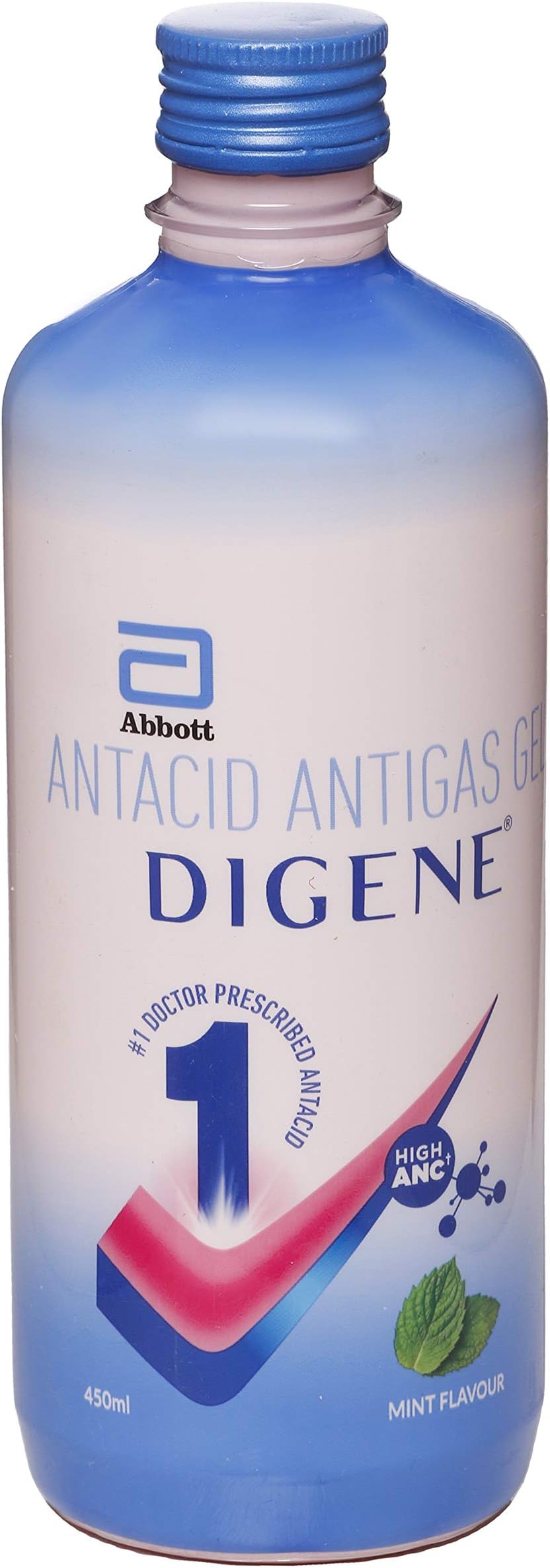Digene Gel 450 ml (Mint) (DL required)