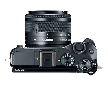 Canon EOS M6 15-45mmレンズキット Amazon.com : Canon EOS M6 (Black) EF-M 15-45mm f/3.5-6.3 is