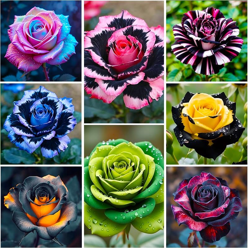 165+ Exotic Rose Seeds for Planting - Non-GMO Perennial Flower Seeds