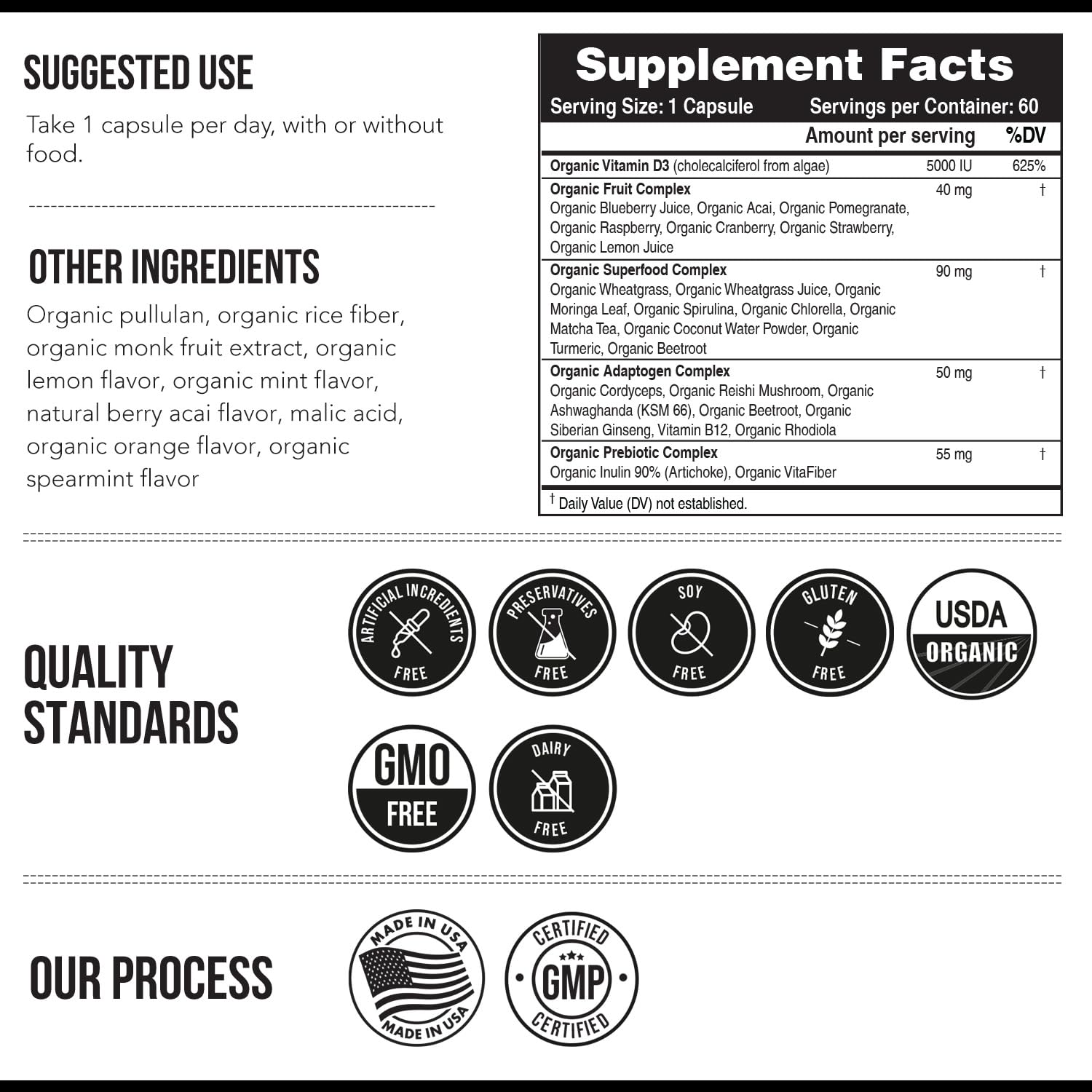 Organic Vitamin D3 5,000 IU, 100% Whole Food & Plant-Based, Vegan — Amazon image 6
