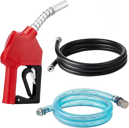 Miniatura 7 de Bomba de transferencia diésel de 110 V, bomba de combustible eléctrica autocebante 16 GPM, bomba de transferencia de combustible diesel eléctrica de