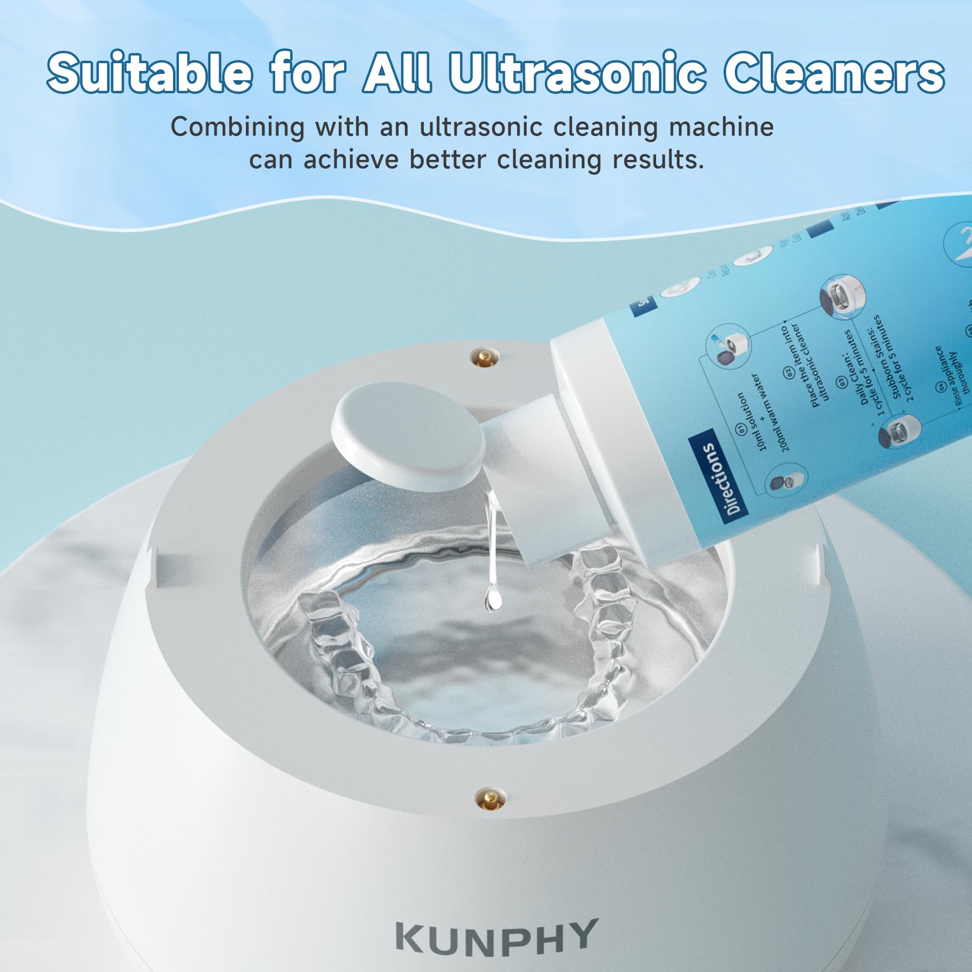 Ultrasonic Retainer Cleaner - Denture & Aligners -7