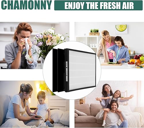 Miniatura 6 de CHAMONNY IAF-H-100D Idylis D - Filtro de repuesto tamaño D, compatible con dispositivos de purificación de aire Idylis AC-2118, AC-2123, IAP-10-280,