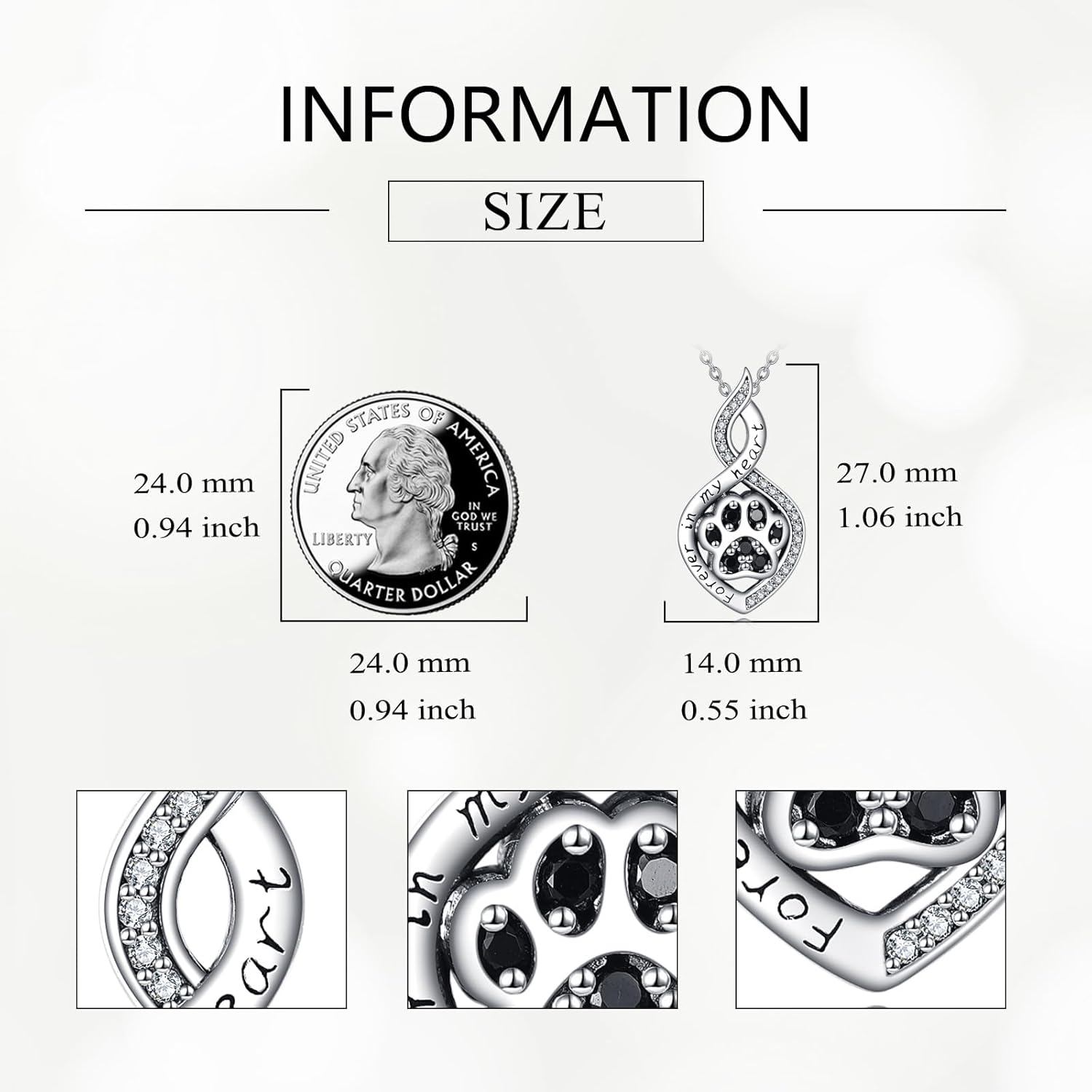 Butterfly/Dragonfly/Pet Paw/Tree of Life/Maple Leaf/Cross Urn Necklace for Ashes 925 Sterling Silver Cremation Pendant Jewelry Gifts for Women Mom - Image 4