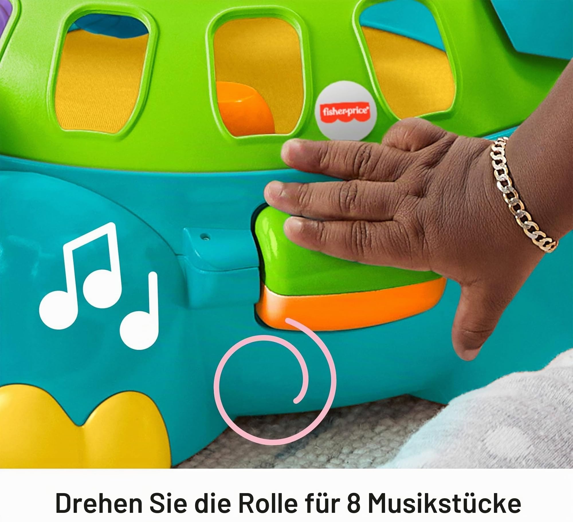 Mattel W1392 - Fisher Price Musikale Dino