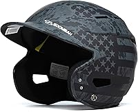 Boombah DEFCON Sleek Profile Batting Helmet USA Clandestine - Lightweight NOCSAE Certified Baseball/Softball Helmets, Junior & Senior Sizes