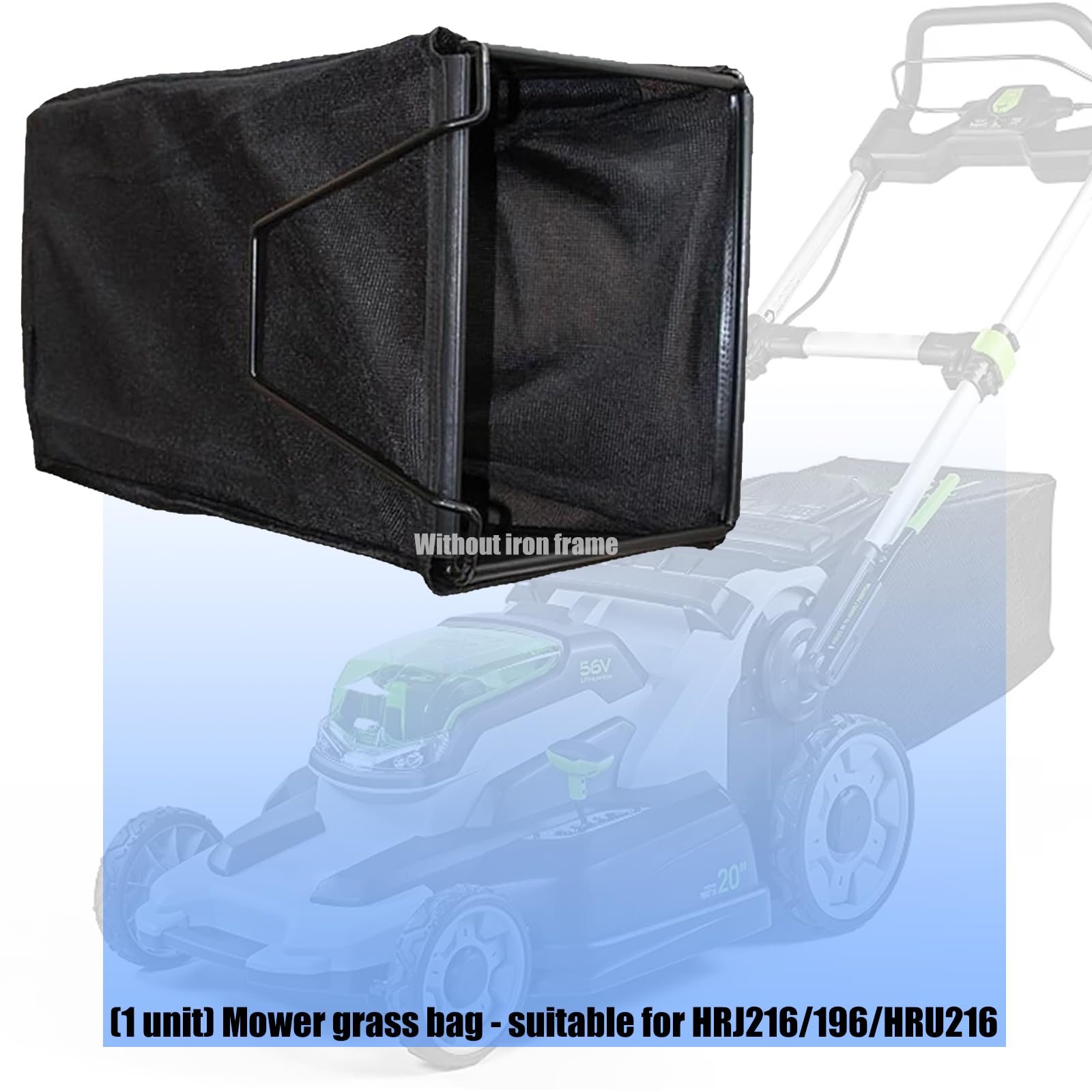 21 Pulgadas Bolsa De Cortacésped De Gran Capacidad Fácil Montaje Para HRJ216/196/HRU216 Eficiente Colección De Hierba Cortacésped Bolsa de Hierba