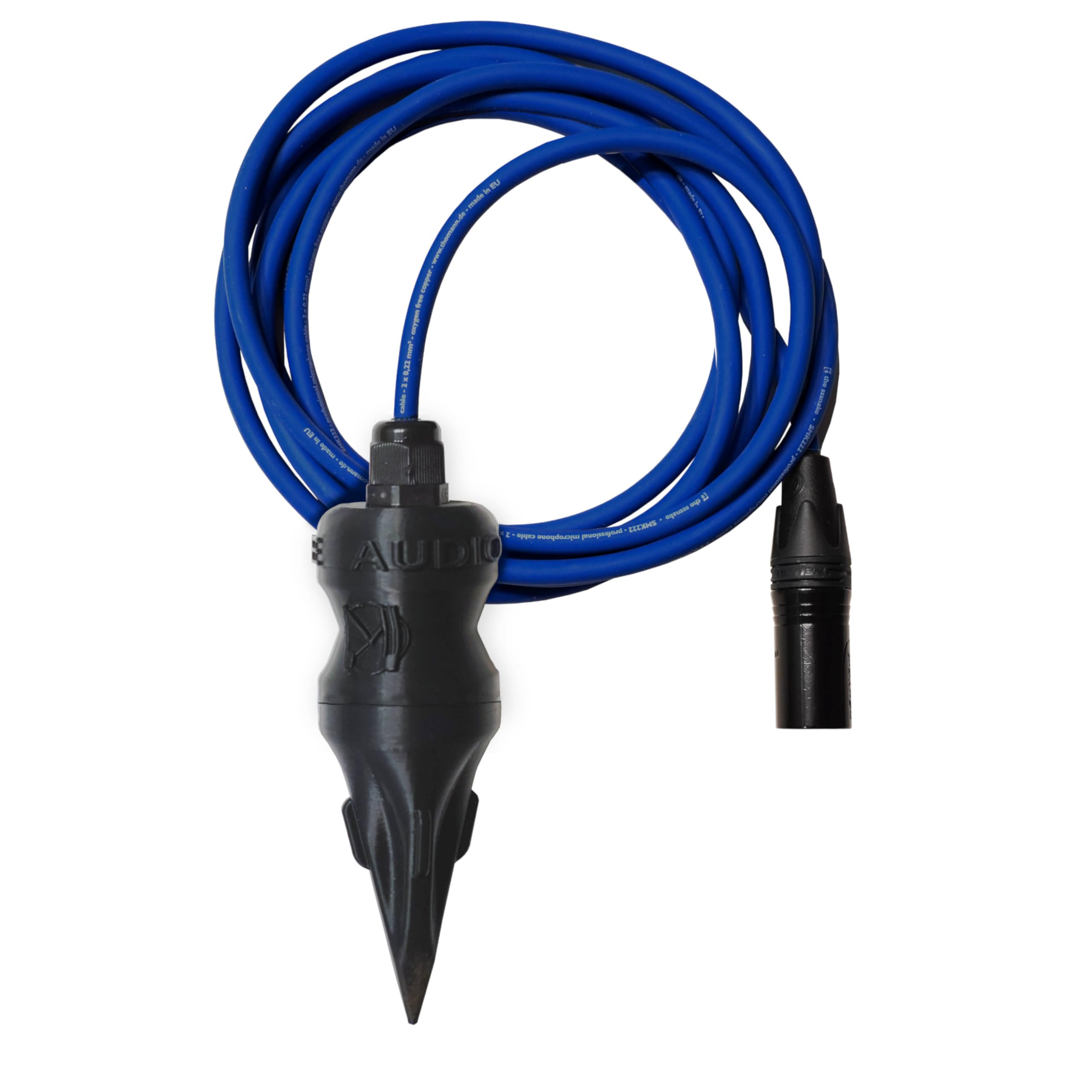 GEOPHONE/Micro Contact o niskiej częstotliwości, 3 metry (mikrofon niskiej częstotliwości, 5Hz, wibracje, kontakt) (XLR + akcesoria)