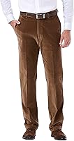 Haggar Men's Premium Stretch Corduroy Pants Classic Fit - Comfortable, Warm, Expandable Waistband