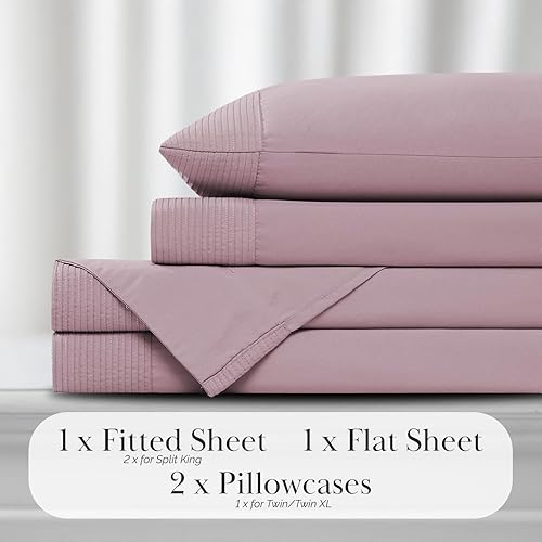 Miniatura 4 de Southshore Fine Linens, juego de ropa de cama con bolsillo profundo, Microfibra, Lavanda, gemelo