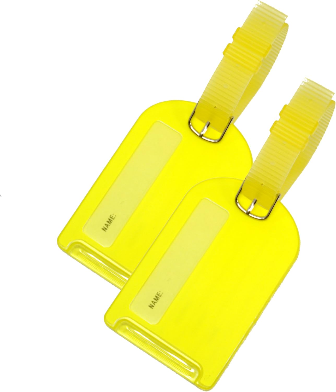 Neon Luggage Tags (Yellow)Pack of 2 Luggage Tags