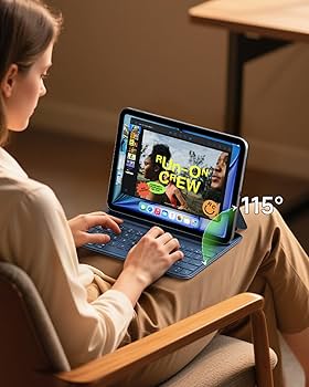 Amazon.com: HOU Keyboard Case for iPad Air 11 inch M2/M3