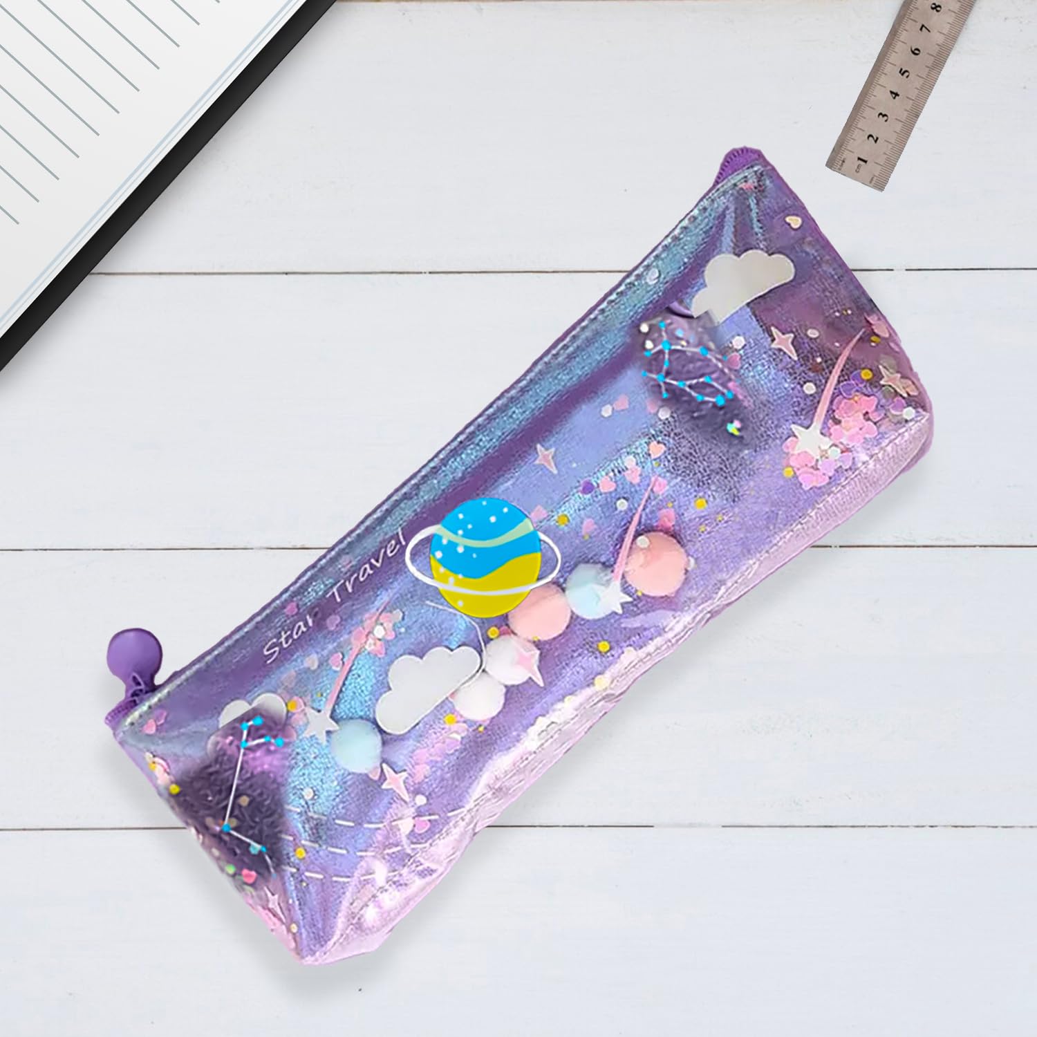 Party Propz Polyester Space Theme Pencil Pouches - 1 Pc Pencil Pouch For Girls (Assorted) Pencil Pouch Return Gifts For Kids Stationery Items Aesthetic Cute Space Pencil Box For Boys, Multicolor (B0CSG6BHFD) Amazon Price History, Amazon Price Tracker