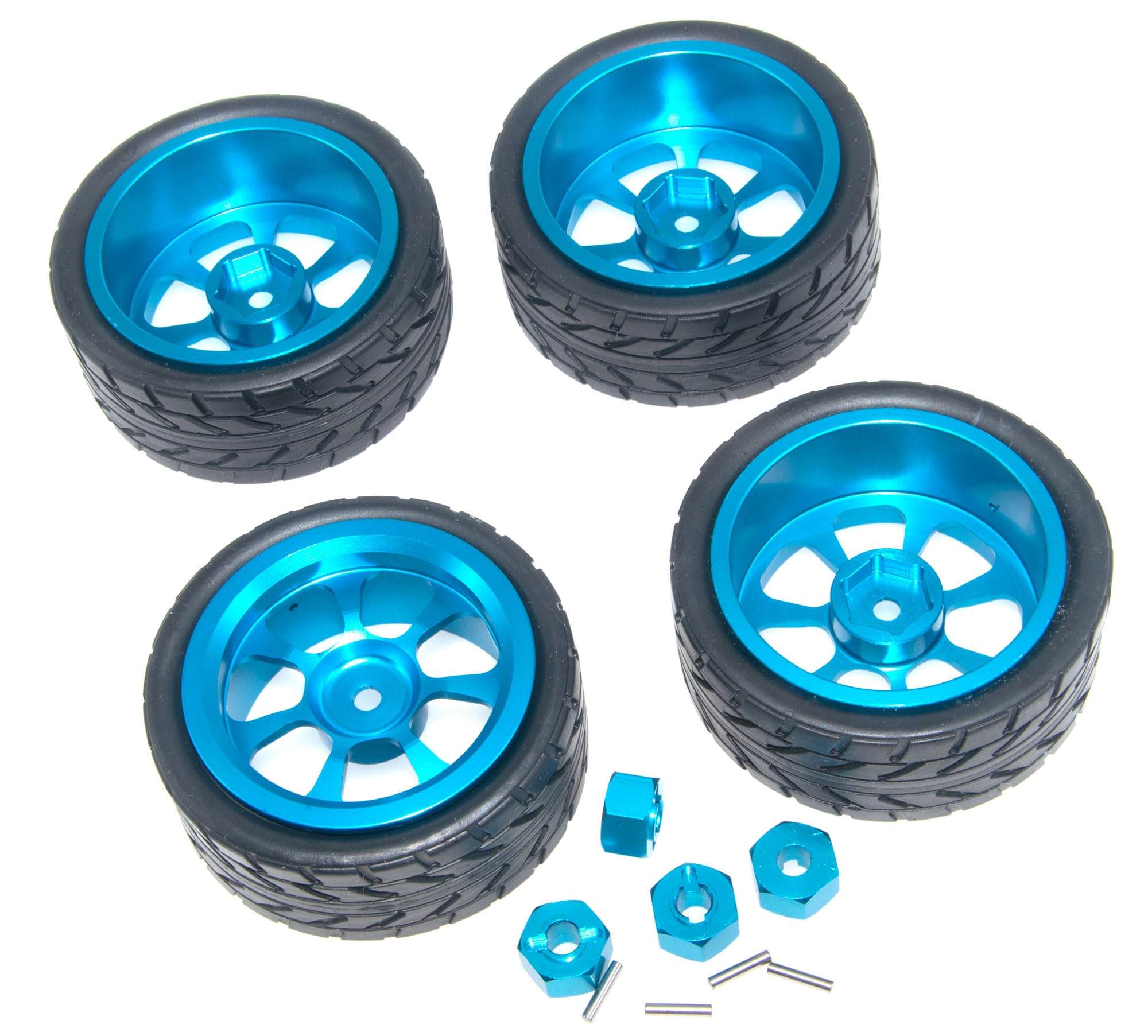 Amazon.com: Wheel Rim Tire Compatible with 1/14 MJX Hyper Go