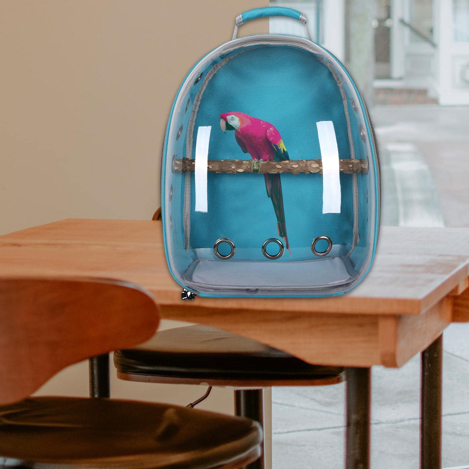 Colcolo Transportador de Aves, Jaula para Pájaros, Bolso de Hombro para Mascotas, Diseño Elegante -