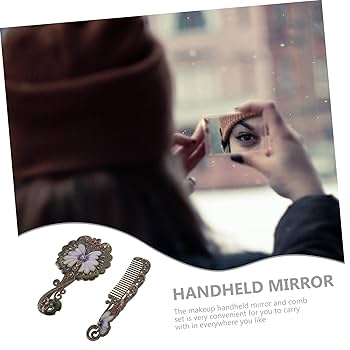 アンティーク ブラシ 手鏡 セット Rosary TOKYO ミラー ブラシ セット レトロ アンティーク