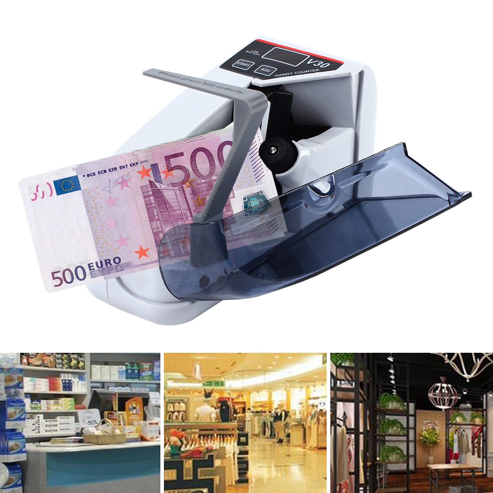 Contasoldi Safescan 6165 - Conta Monete E Banconote Con Riconoscimento Automatico