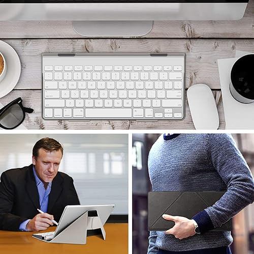 Miniatura 6 de FINTIE Funda de transporte compatible con teclado inalámbrico Apple (MC184LL) - Funda protectora delgada y ligera que funciona con iPhone, iPad,