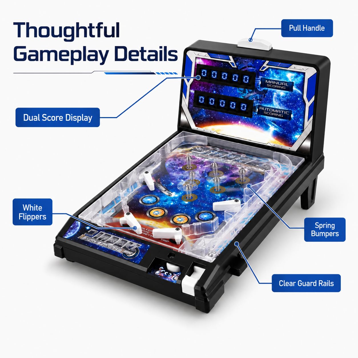 Elektroniczna maszyna do pinballa stołowego uchwyt do gry zręcznościowej ze