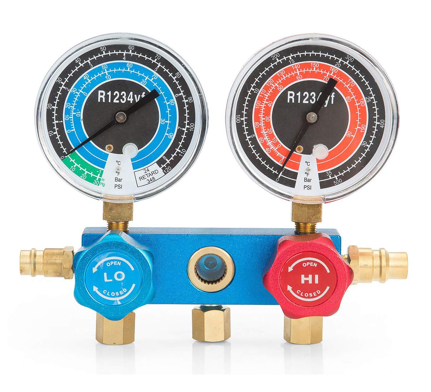 JOMAFA MANOMETRO PARA AIRE ACONDICIONADO R1234YF MEDIDOR DE GASES DE AIRE AC