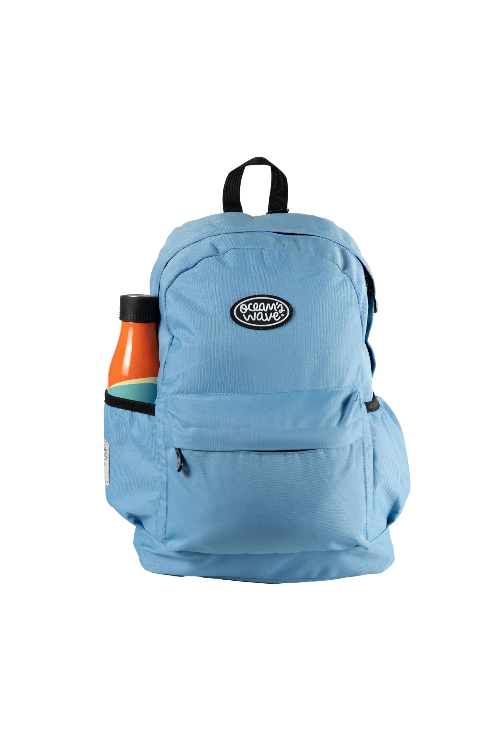 Ocean´s Wave OCEAN'S WAVE - Mochila Ligera Acolchada con 4 Compartimentos - Mochila Escolar de Poliéster Resistente al Agua - Medidas 33 x 19 x 45 cm - 30 Litros - Mochila Unisex