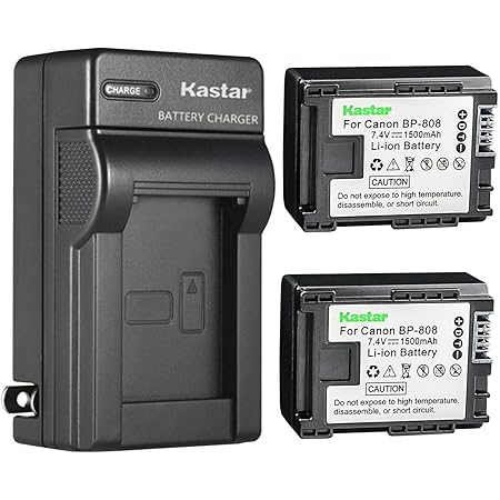 Replacement For Canon VIXIA HF200 Battery (2-Pack, 3000mAh