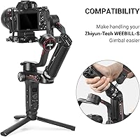 Vista 5 de SmallRig Handle Grip Handgrip for Zhiyun-Tech WEEBILL-S Gimbal with Cold Shoe Mount Built-in Wrench, Multiple Threaded Holes - BSS2636C