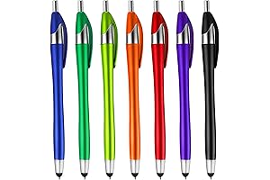 TIESOME Stylist Pens, Ballpoint Pens with Stylus Tips for Touch Screens