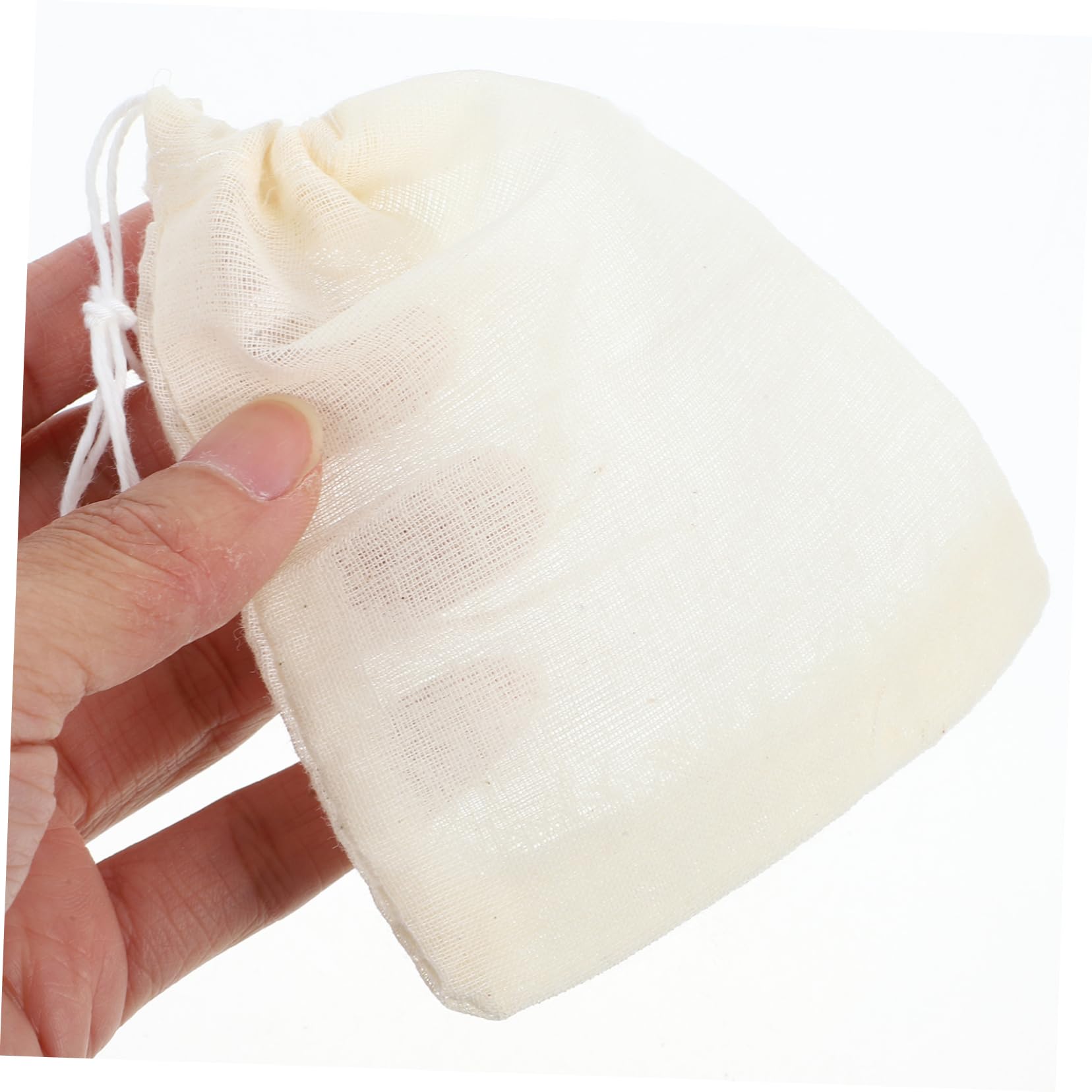 SOLUSTRE 200pièces à Bijoux Coton Avec Cordon De Serrage Poches Réutilisables Pour Et Rangement Domestique