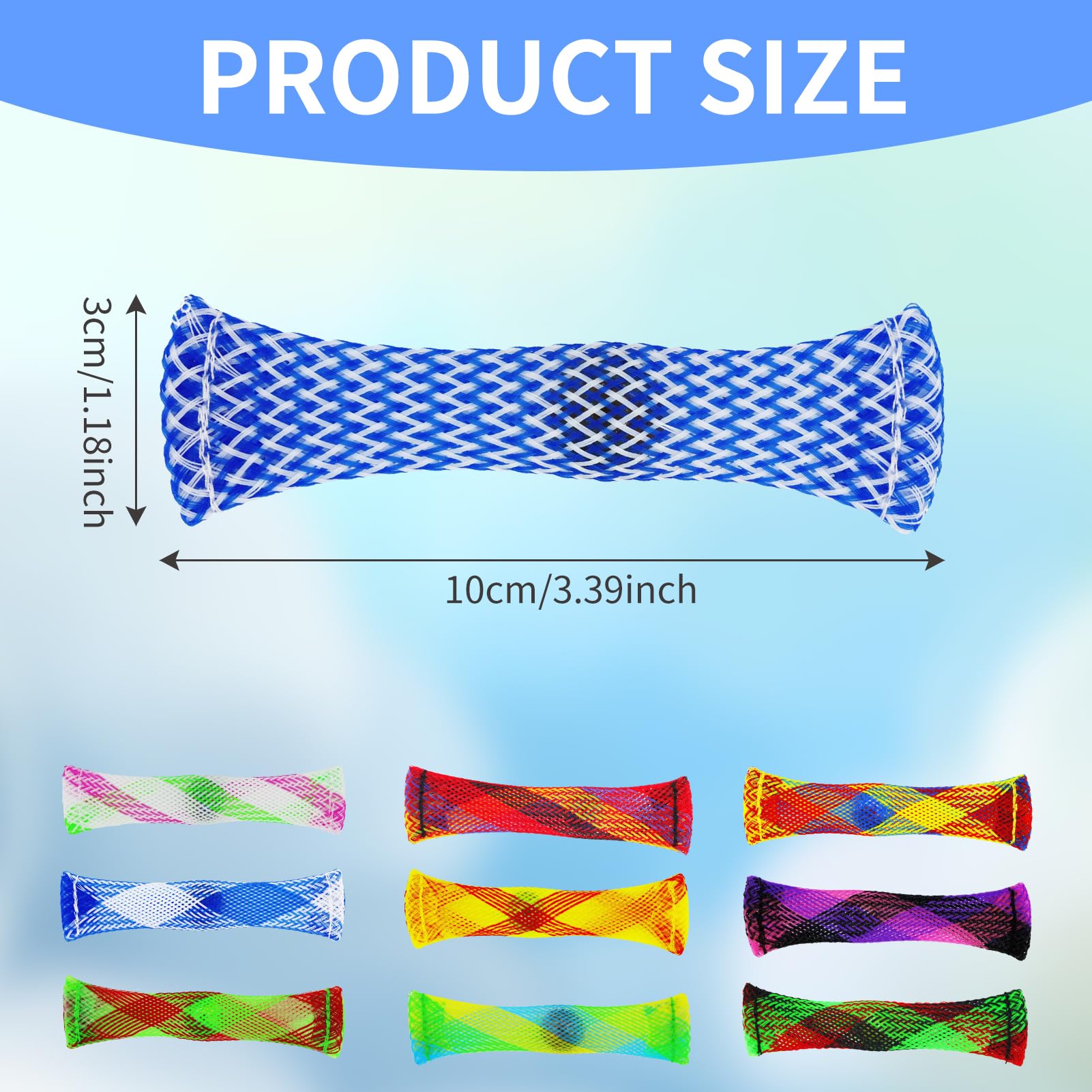 10 Pcs Marble Mesh Fidget Toys - Image 2