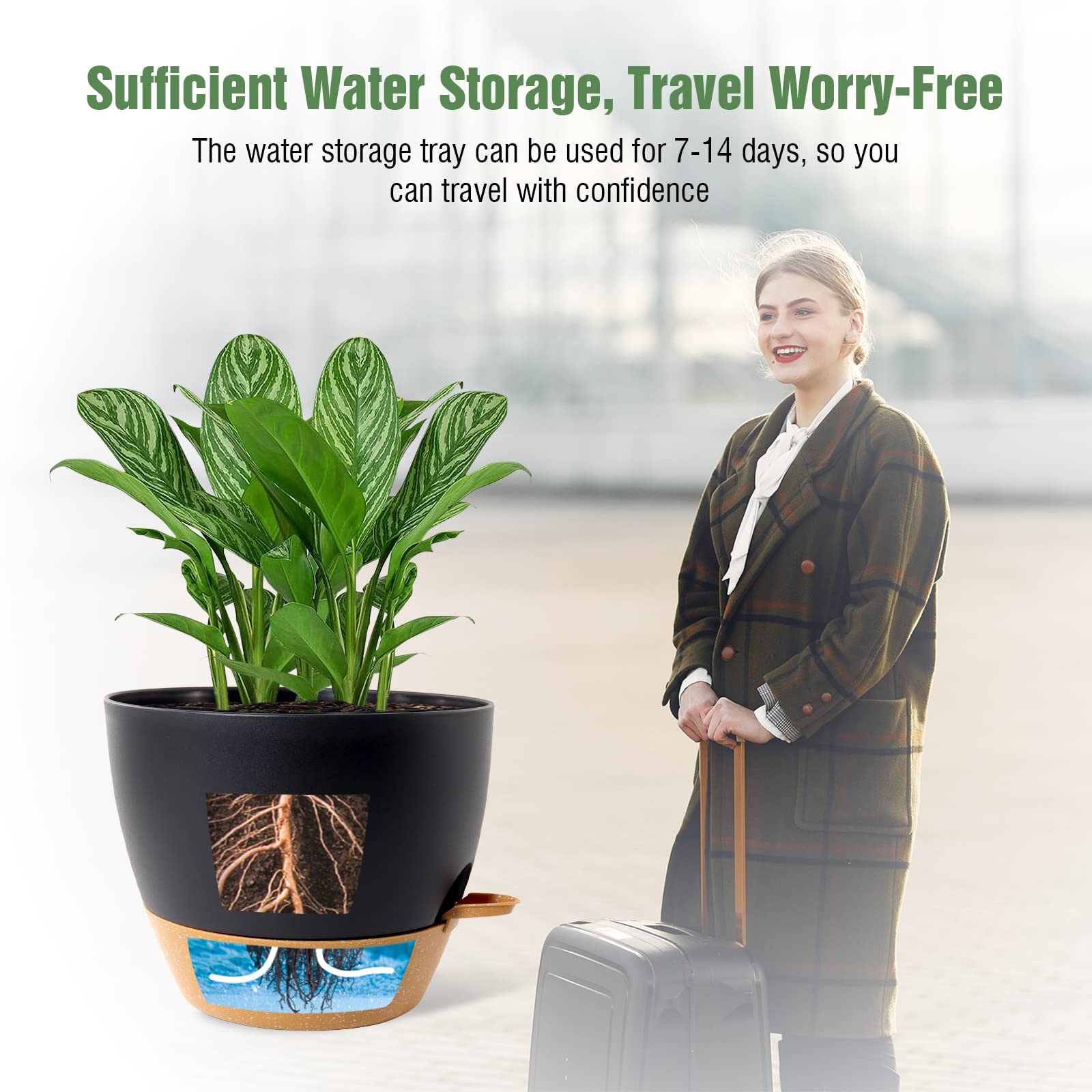 WOUSIWER Garden Pot