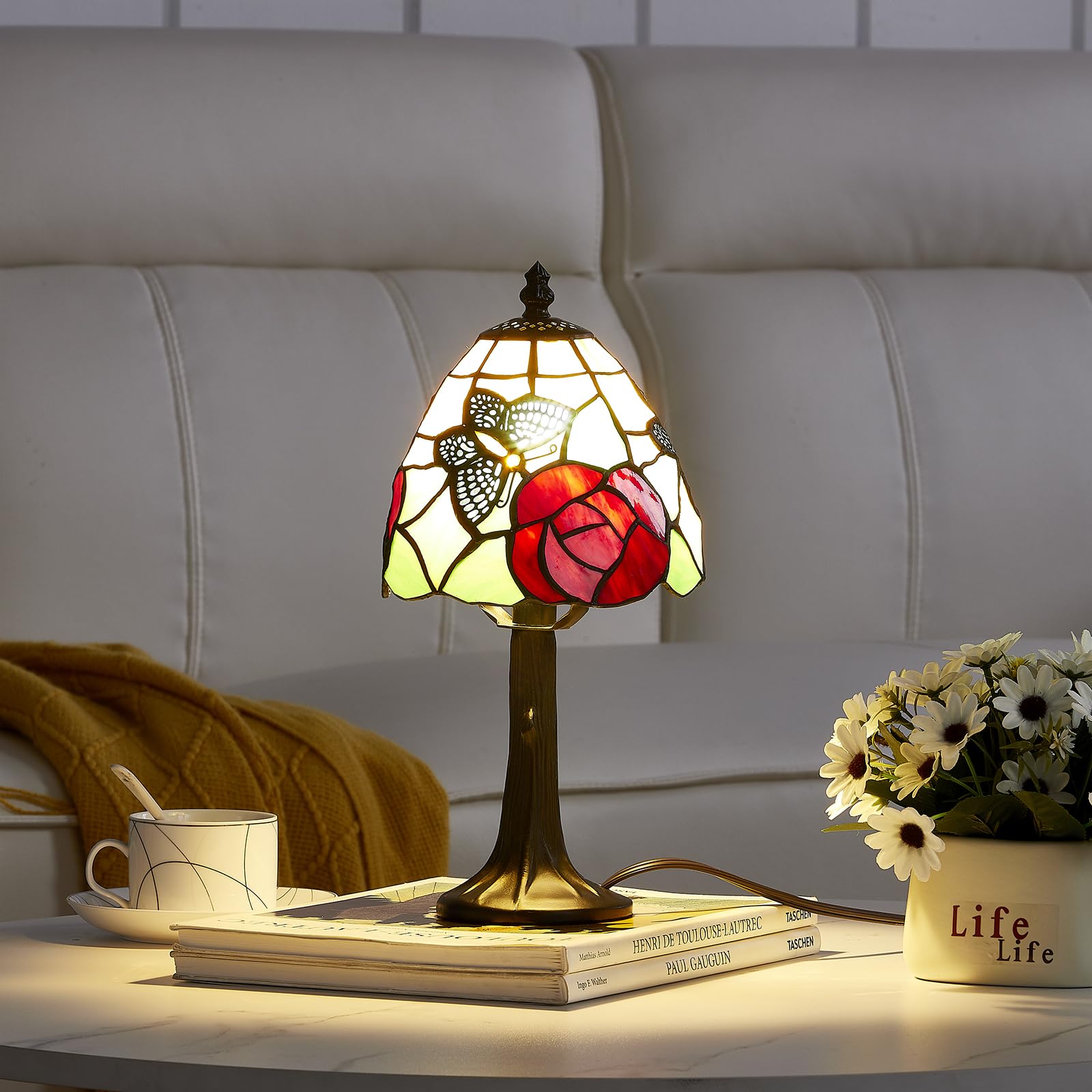 Vintage Mini Table Light Homdiy Table Light Retro Wood Simple LED